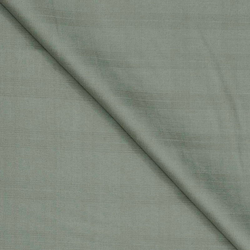 Trouser Fabric Reid & Taylor Polyester Viscose Mild Check Color Laurel Green