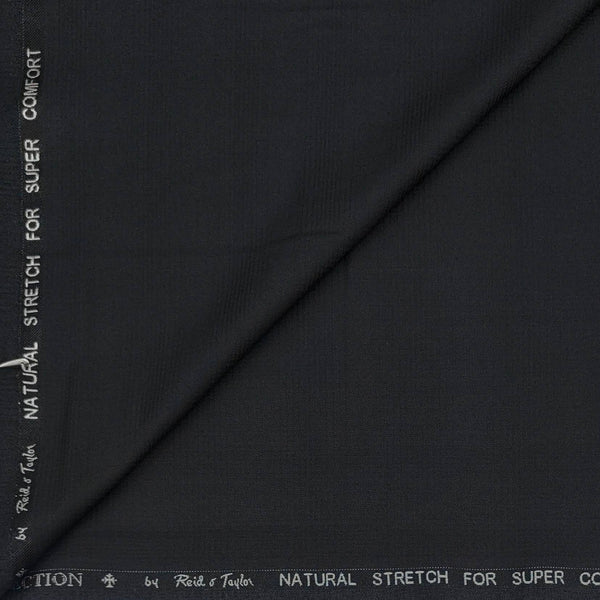 Trouser Fabric Reid & Taylor Polyester Viscose Self Check Color Onyx Grey