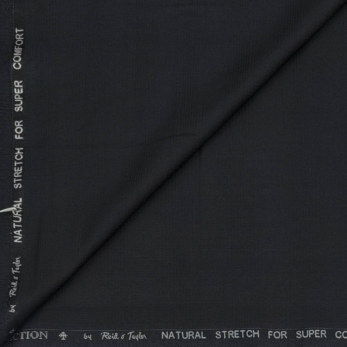 Trouser Fabric Reid & Taylor Polyester Viscose Self Check Color Onyx Grey