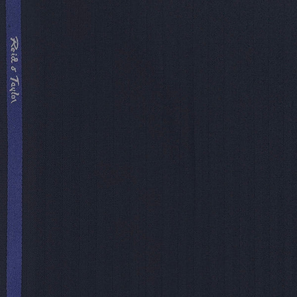 Trouser Fabric Reid & Taylor Polyester Viscose Broad Lining Color Space Blue