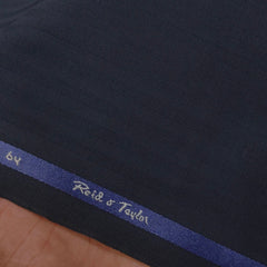 Trouser Fabric Reid & Taylor Polyester Viscose Broad Lining Color Space Blue