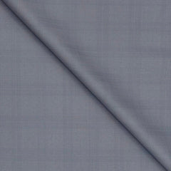 Trouser Fabric Reid & Taylor Polyester Viscose Check Color Columbia Blue