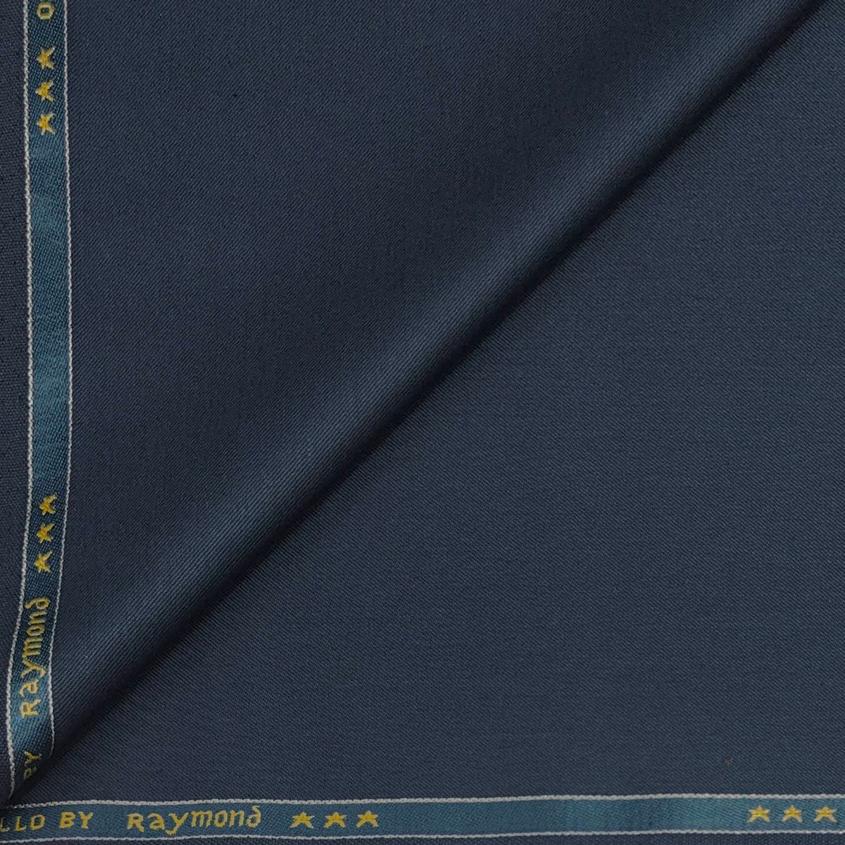 Blazer Fabric Raymond Poly Viscose Plain Colour Prussian Blue