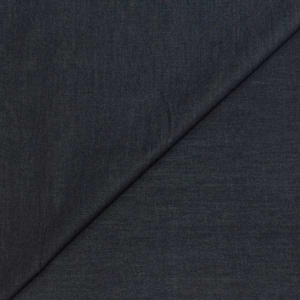 Koti Fabric ManTire Poly viscose Plain Colour Denim Grey