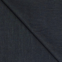 Koti Fabric ManTire Poly viscose Plain Colour Denim Grey