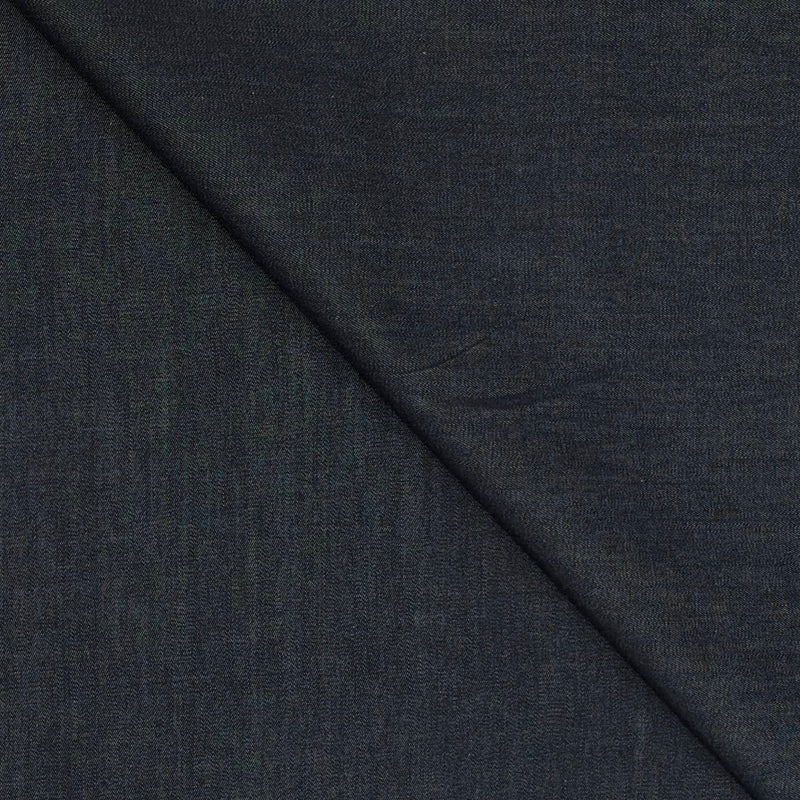 Koti Fabric ManTire Poly viscose Plain Colour Denim Grey