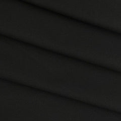 Suit Fabric Siyaram 4Way Stretch Poly Viscose Plain Color Black