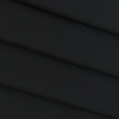 Suit Fabric Graviera 4 way Lycra Plain Color True Black