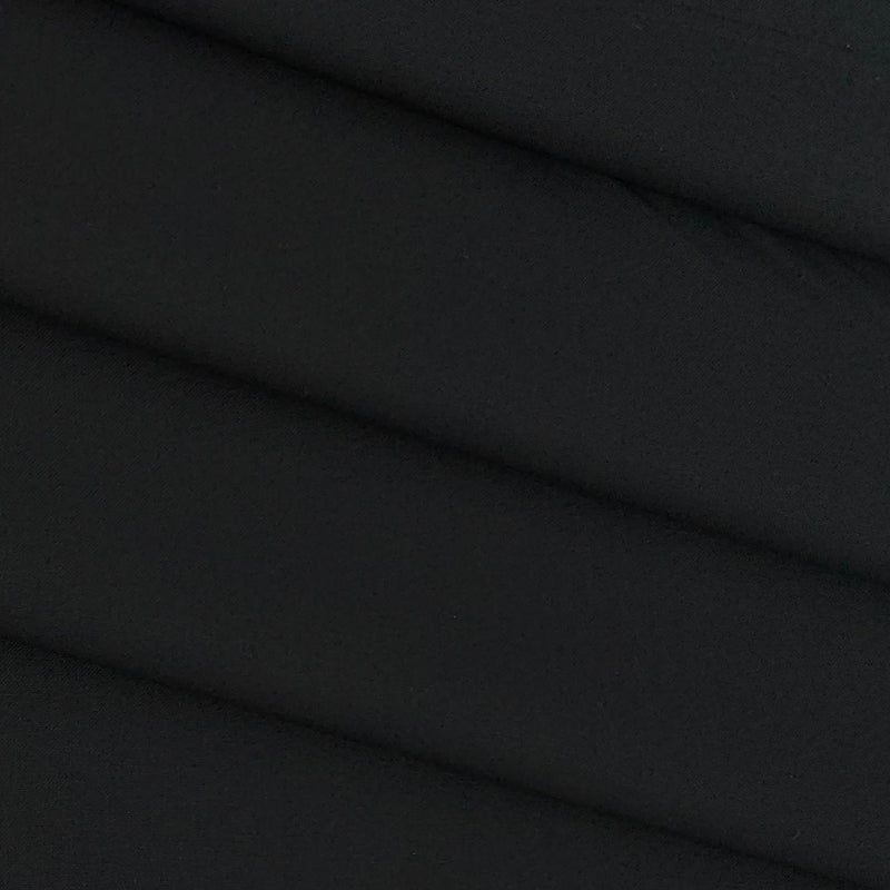 Suit Fabric Graviera 4 way Lycra Plain Color True Black