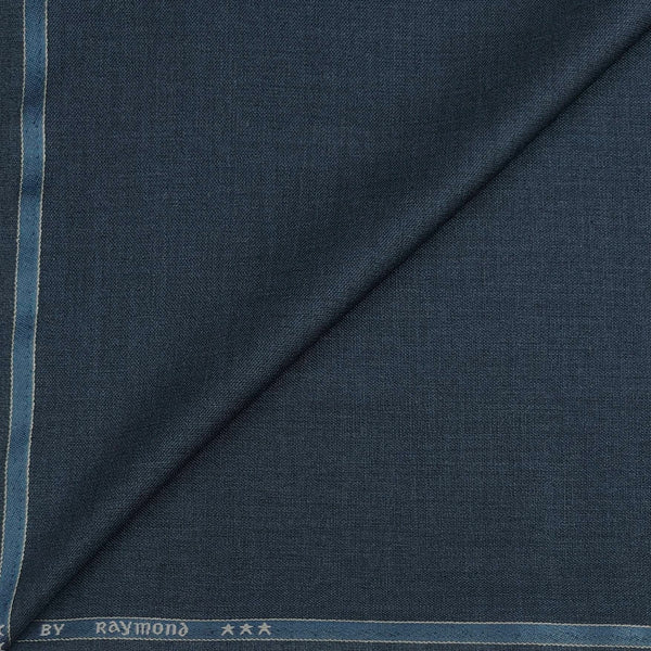 Blazer Fabric Raymond Poly Viscose Structure Colour Prussian Blue