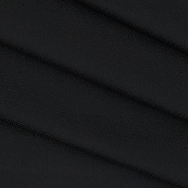 Shirt Fabric Grasim 100% Cotton Herringbone Colour Black