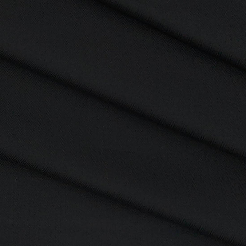 Shirt Fabric Grasim 100% Cotton Herringbone Colour Black