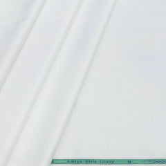 Shirt Fabric Grasim 50s Count 100% Cotton Plain Colour White