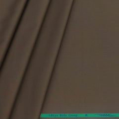 Shirt Fabric Grasim Giza Cotton Satin Plain Colour Bistre Brown
