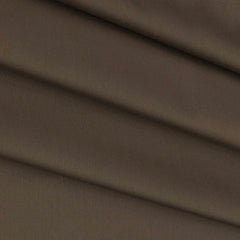 Shirt Fabric Grasim Giza Cotton Satin Plain Colour Bistre Brown