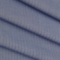 Shirt Fabric Grasim 100% Cotton Herringbone Colour Glaucous Blue