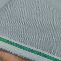 Shirt Fabric Grasim 100% Cotton Dotted Colour Grey