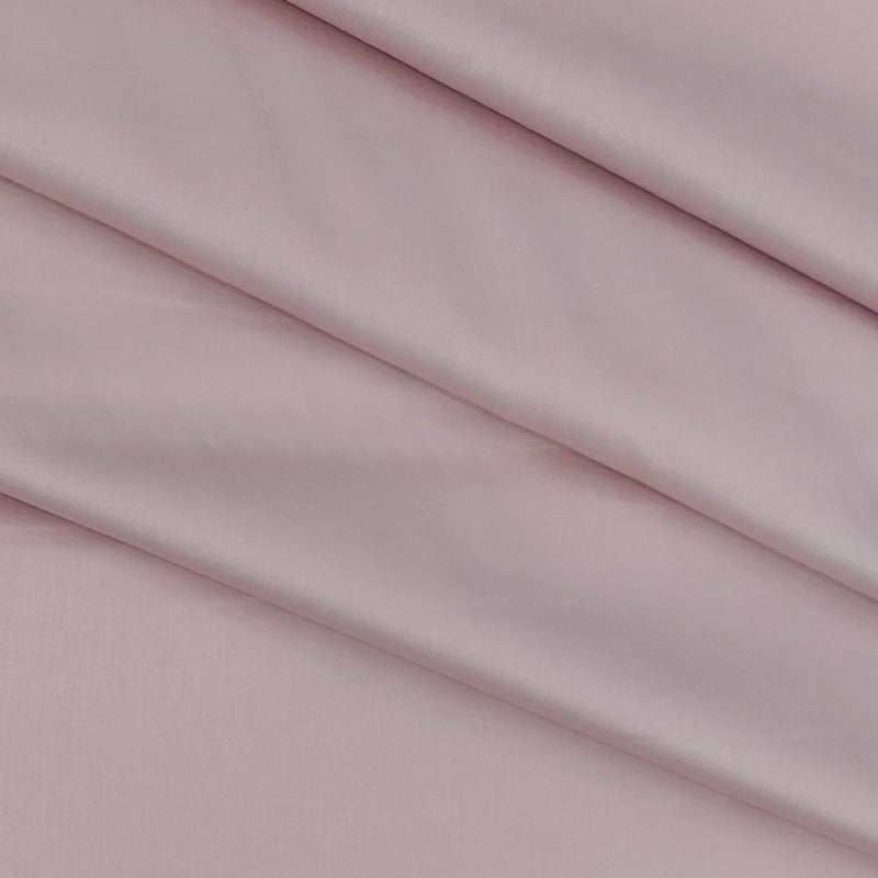 Shirt Fabric Grasim Giza Cotton Satin Plain Colour Crepe Pink