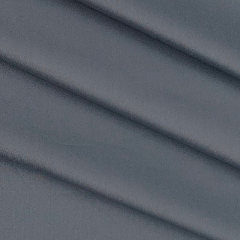 Shirt Fabric Grasim Giza Cotton Satin Plain Colour Nevada Grey