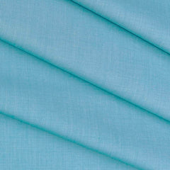 Shirt Fabric Birla Century 60s Pure cotton Plain Fill a Fill Colour Sky Blue