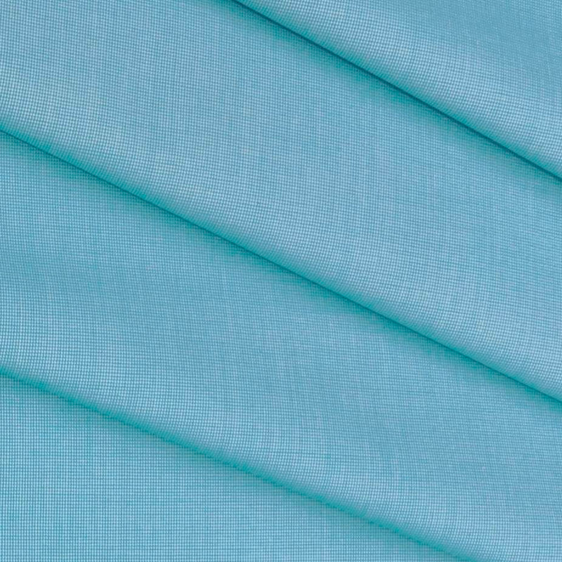 Shirt Fabric Birla Century 60s Pure cotton Plain Fill a Fill Colour Sky Blue