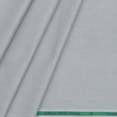 Shirt Fabric Grasim 100% Cotton Dotted Colour Silver Grey