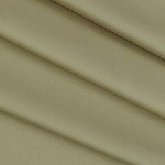 Shirt Fabric Grasim Giza Cotton Satin Plain Colour Moss Brown