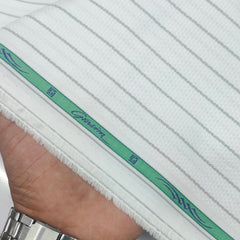 Shirt Fabric Grasim Egyptian Giza Cotton Lining Colour Grey N White