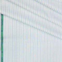Shirt Fabric Grasim Egyptian Giza Cotton Lining Colour Blue N White