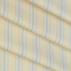 Shirt Fabric Grasim Egyptian Giza Cotton Broad Lining Colour Blue N Buttermilk Yellow