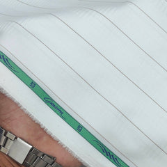 Shirt Fabric Grasim Egyptian Giza Cotton Broad Lining Colour Brown N White