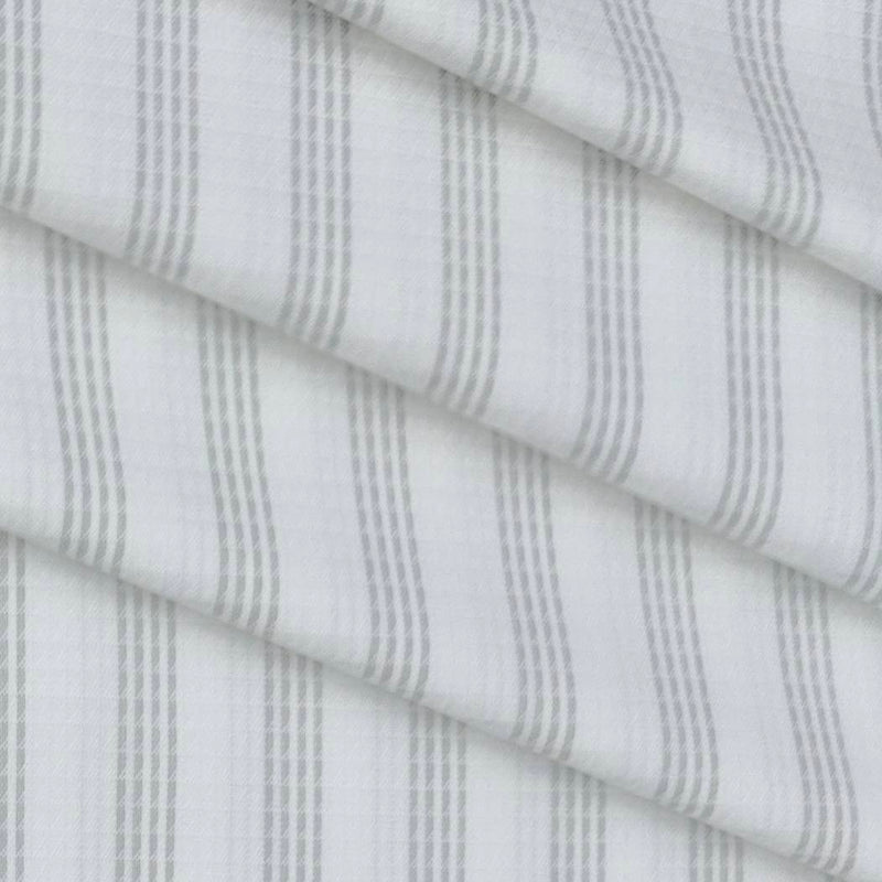 Shirt Fabric Grasim Egyptian Giza Cotton Broad Lining Colour Grey N White