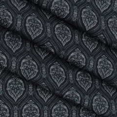 Shirt Fabric Grasim Egyptian Giza Cotton Printed Colour Blackish Grey