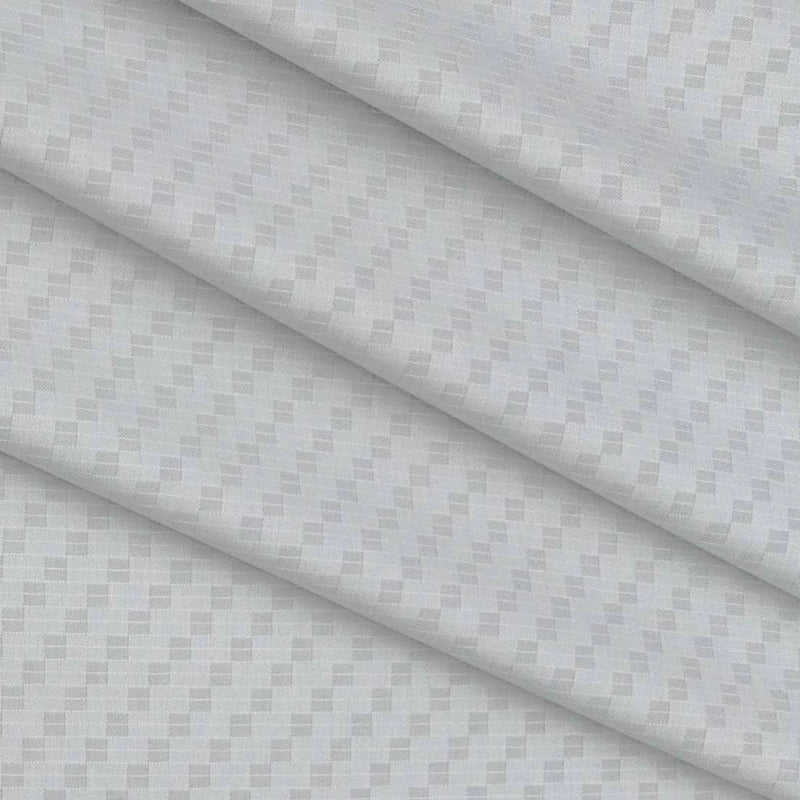 Shirt Fabric Grasim Egyptian Giza Cotton Jacquard Colour Silver Grey