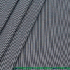 Shirt Fabric Grasim Egyptian Giza Cotton Dotted Colour Blackish Grey