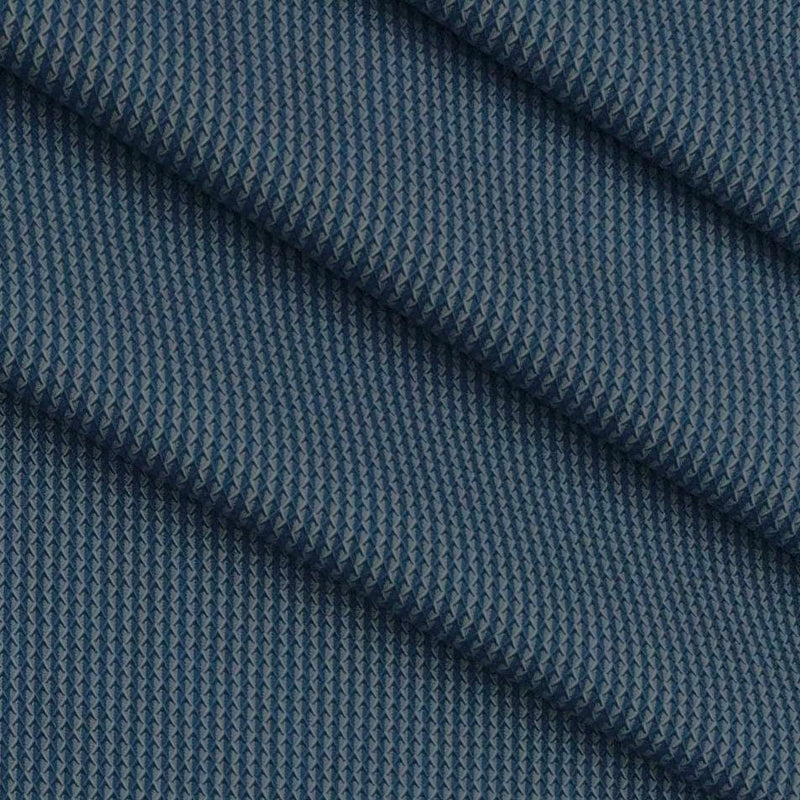 Shirt Fabric Grasim Egyptian Giza Cotton Zig Zag Colour Stone Blue