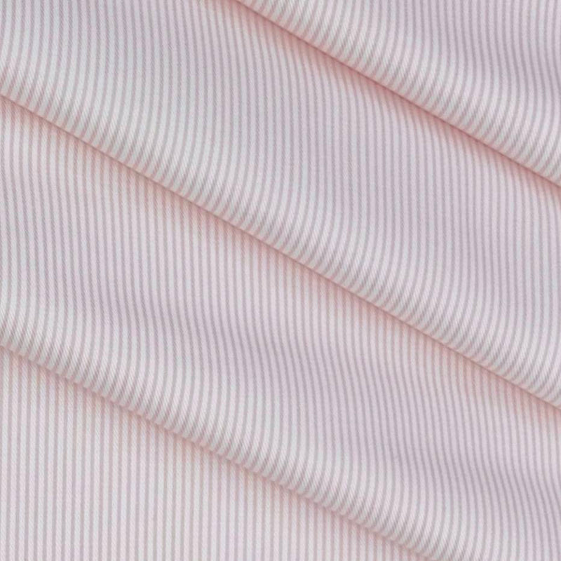 Shirt Fabric Raymond 100% Cotton Pin Lining Colour Pink