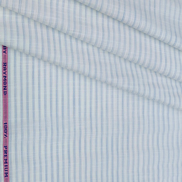 Shirt Fabric Raymond 100% Cotton Lining Colour Light Blue