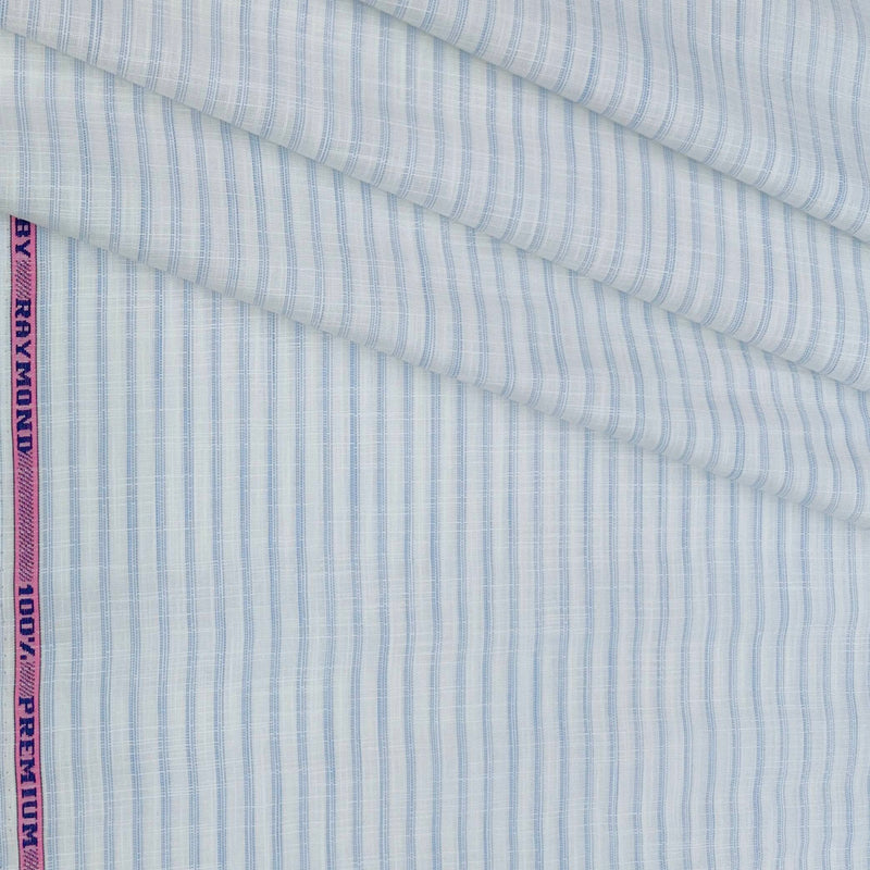 Shirt Fabric Raymond 100% Cotton Lining Colour Light Blue
