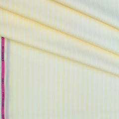 Shirt Fabric Raymond 100% Cotton Lining Colour Light Cream