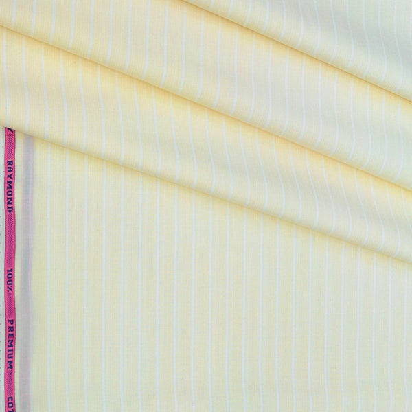 Shirt Fabric Raymond 100% Cotton Lining Colour Light Cream