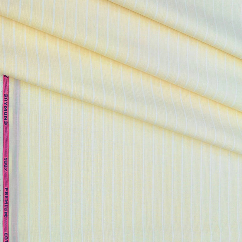 Shirt Fabric Raymond 100% Cotton Lining Colour Light Cream