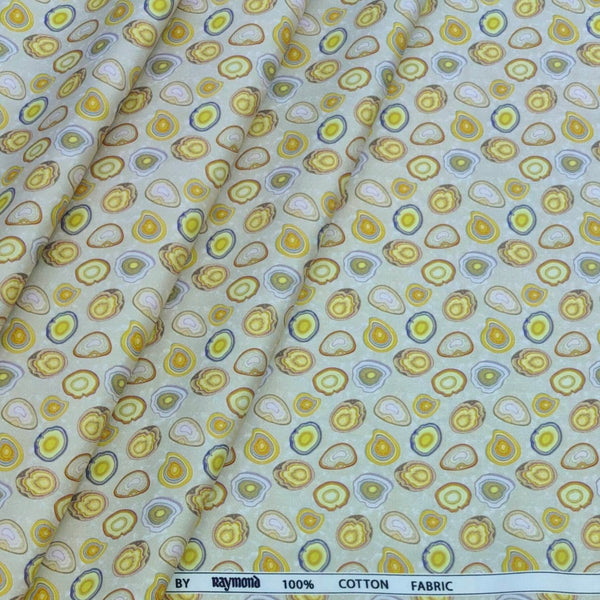 Shirt Fabric Raymond 100% Cotton Printed Colour Multicolour