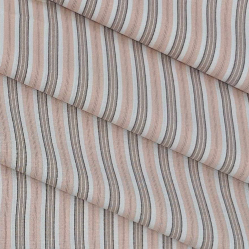Shirt Fabric Raymond 100% Cotton Lining Colour Brown N White