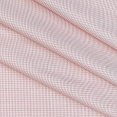 Shirt Fabric Raymond 100% Cotton Pin Check Colour Pink