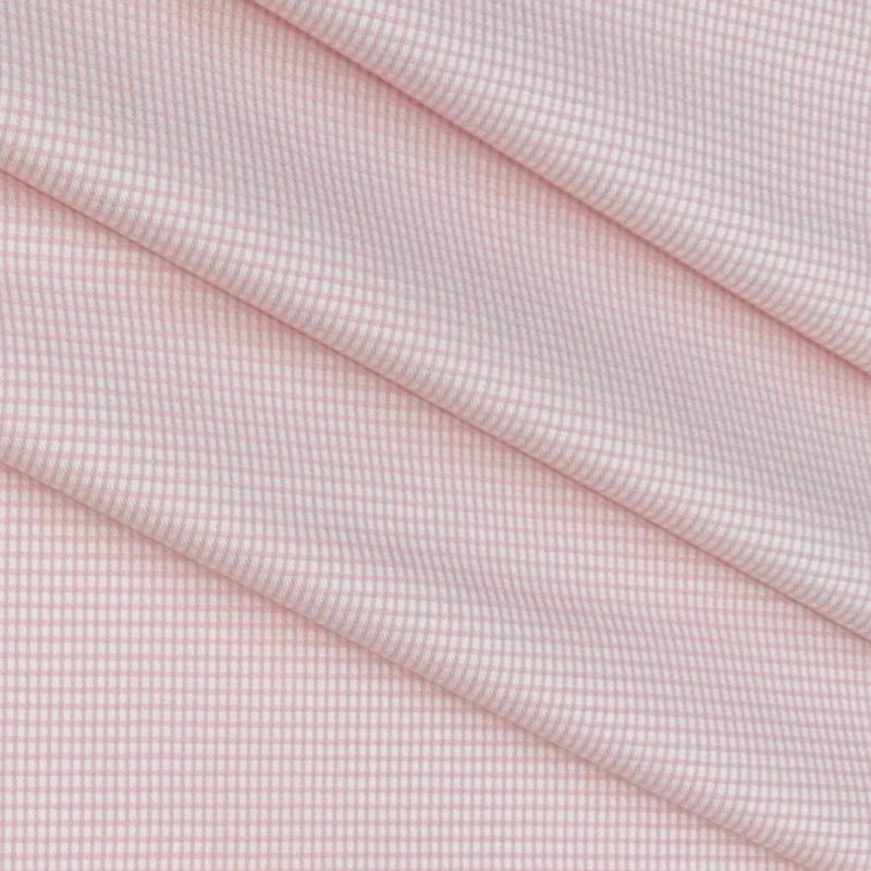 Shirt Fabric Raymond 100% Cotton Pin Check Colour Pink