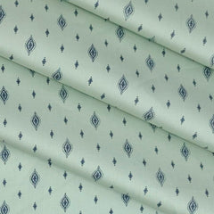 Shirt Fabric Raymond 100% Cotton Printed Colour Pistachio Green