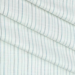Shirt Fabric Raymond 100% Cotton Lining Colour Firozi N Off White
