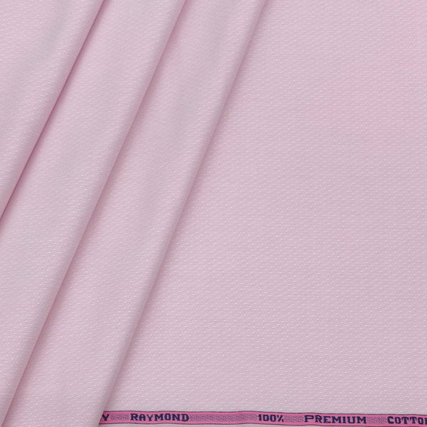 Shirt Fabric Raymond 100% Cotton Dobby Colour Lace Pink