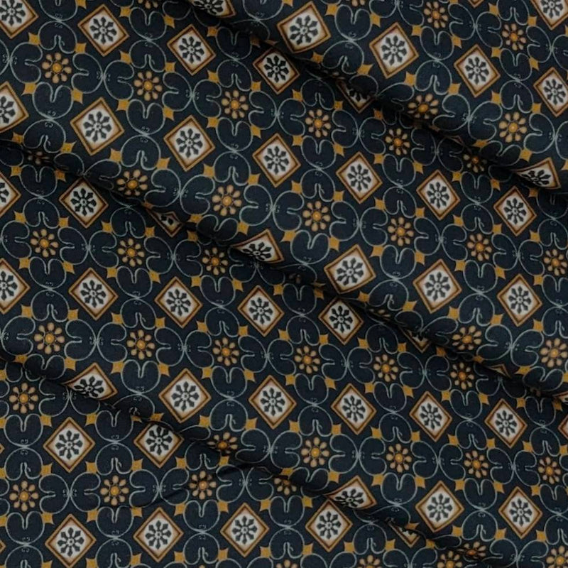Shirt Fabric Raymond 100% Cotton Printed Colour Multicolour